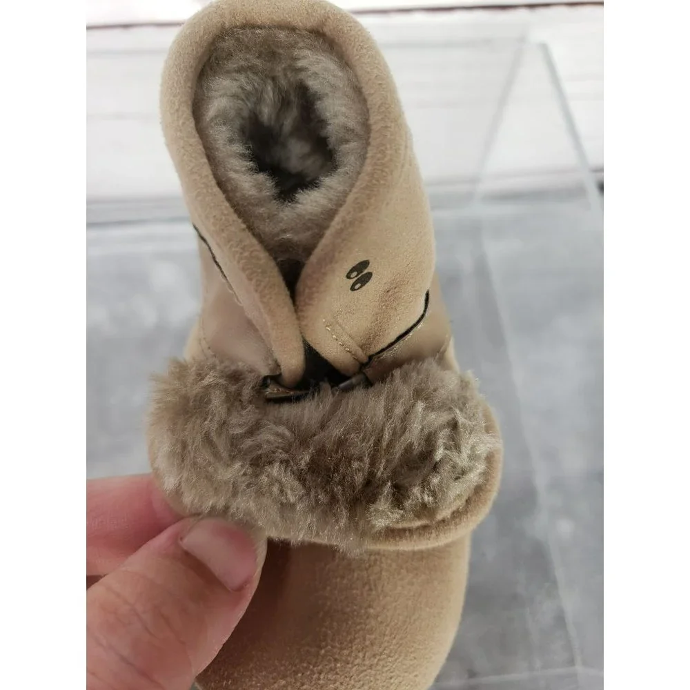 Stride Rite Surprize Charlie brown fur lined‎ boots Charlie 6/12 months booties